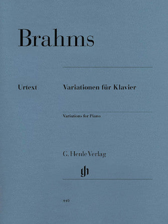 Brahms Variations for Piano