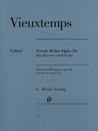 Vieuxtemps Viola Sonata in B flat major Opus 36