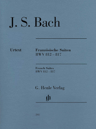 Bach French Suites BWV 812-817 with fingerings