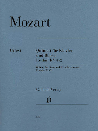 Mozart Quintet in E flat major K 452