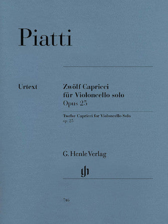 Piatti 12 Capricci Opus 25