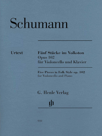 Schumann 5 Pieces in Folk Style Opus 102