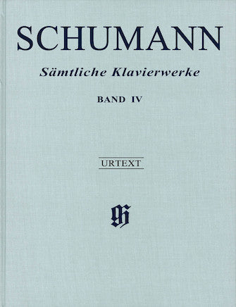 Schumann Complete Piano Works Volume 4 (cloth hardcover)