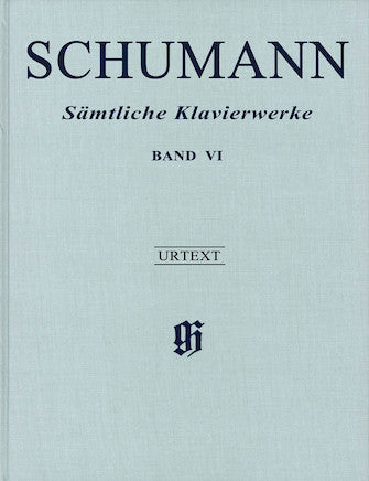 Schumann Complete Piano Works Volume 6 (cloth hardcover)