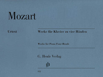Mozart Works for Piano Four-Hands