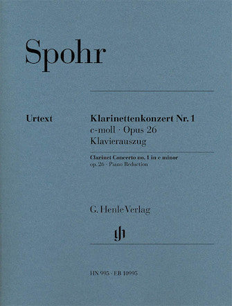 Spohr Clarinet Concerto No. 1 in C minor, Op. 26