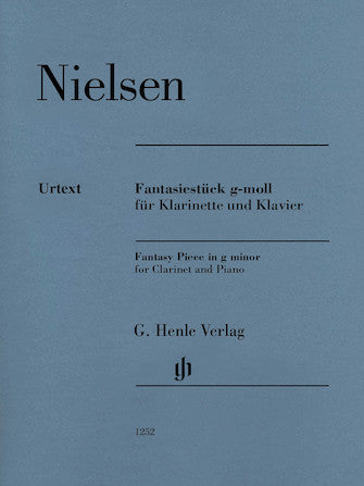 Nielsen Fantasy Piece in G minor for Clarinet and Piano