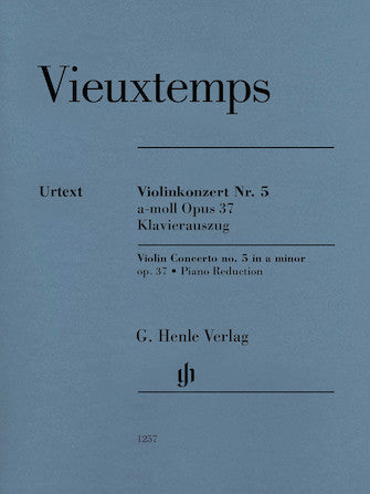 Vieuxtemps Violin Concerto No. 5 in A minor, Op. 37