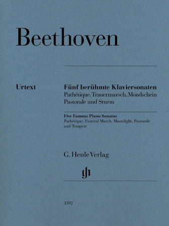 Beethoven 5 Famous Piano Sonatas