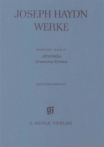 Haydn Armida - Dramma Eroico Critical Commentary