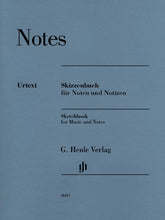 Manuscript Paper Pad: Henle Notes - Sketchbook For Music And Notes, 32 Pages 14 Stave 9"x12"