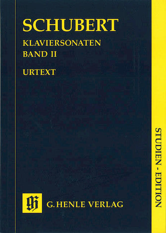 Schubert: Piano Sonatas, Volume II (Study Score)