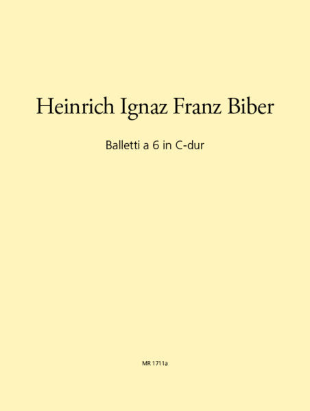 Biber Balletti a 6 in C major