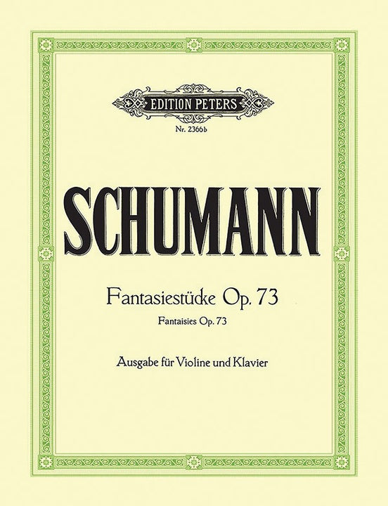 Schumann Fantasiestücke op. 73 for Violin and Piano
