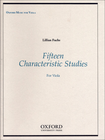 Fuchs Fifteen Characteristic Studies for Viola
