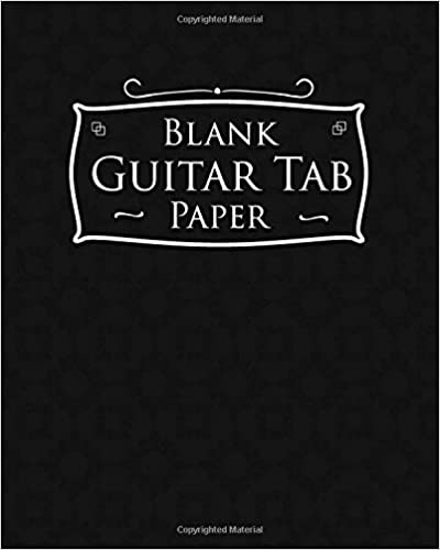 Guitar Tab Paper