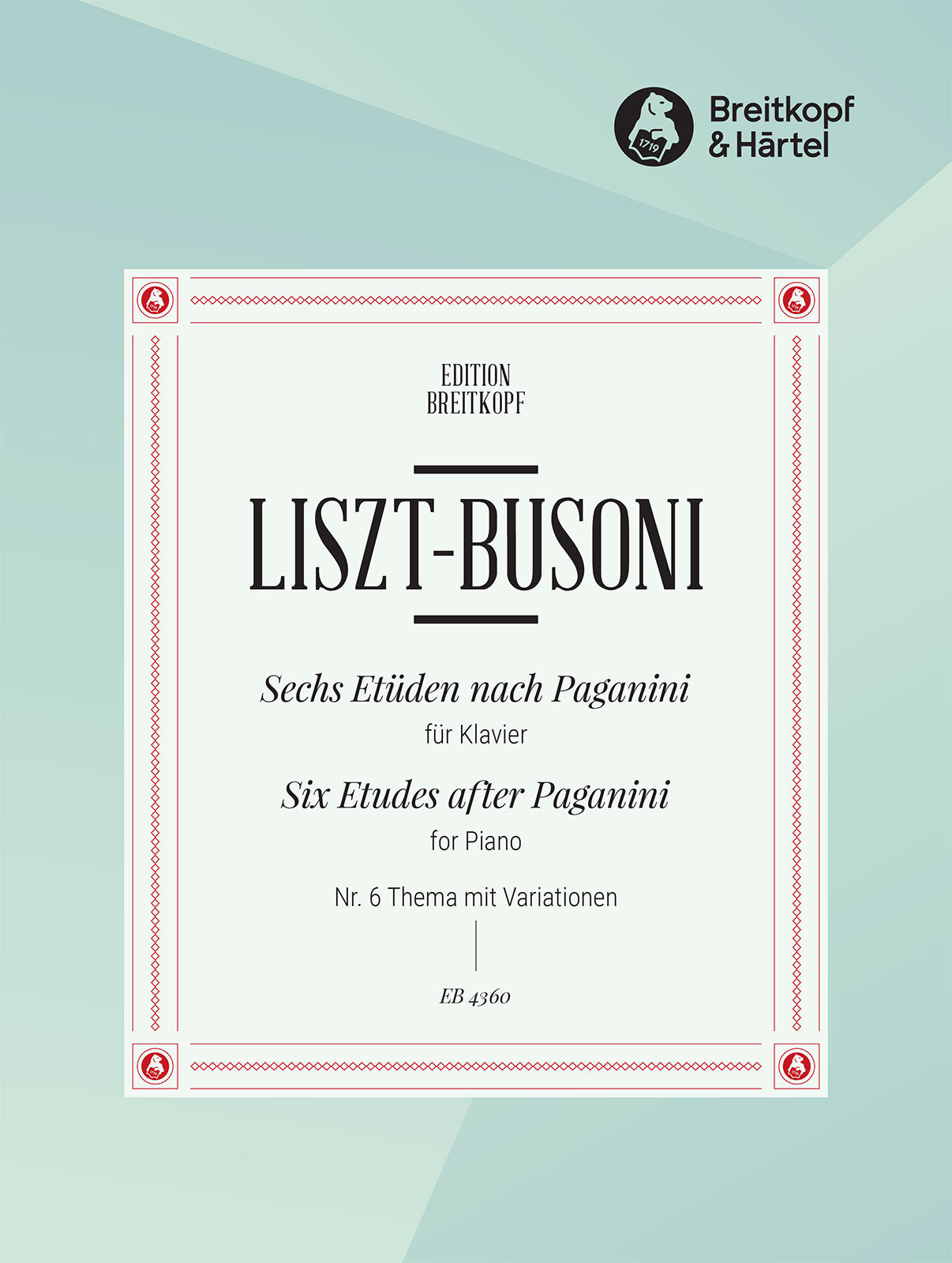 Liszt-Busoni TEMA E VARIAZIONI
