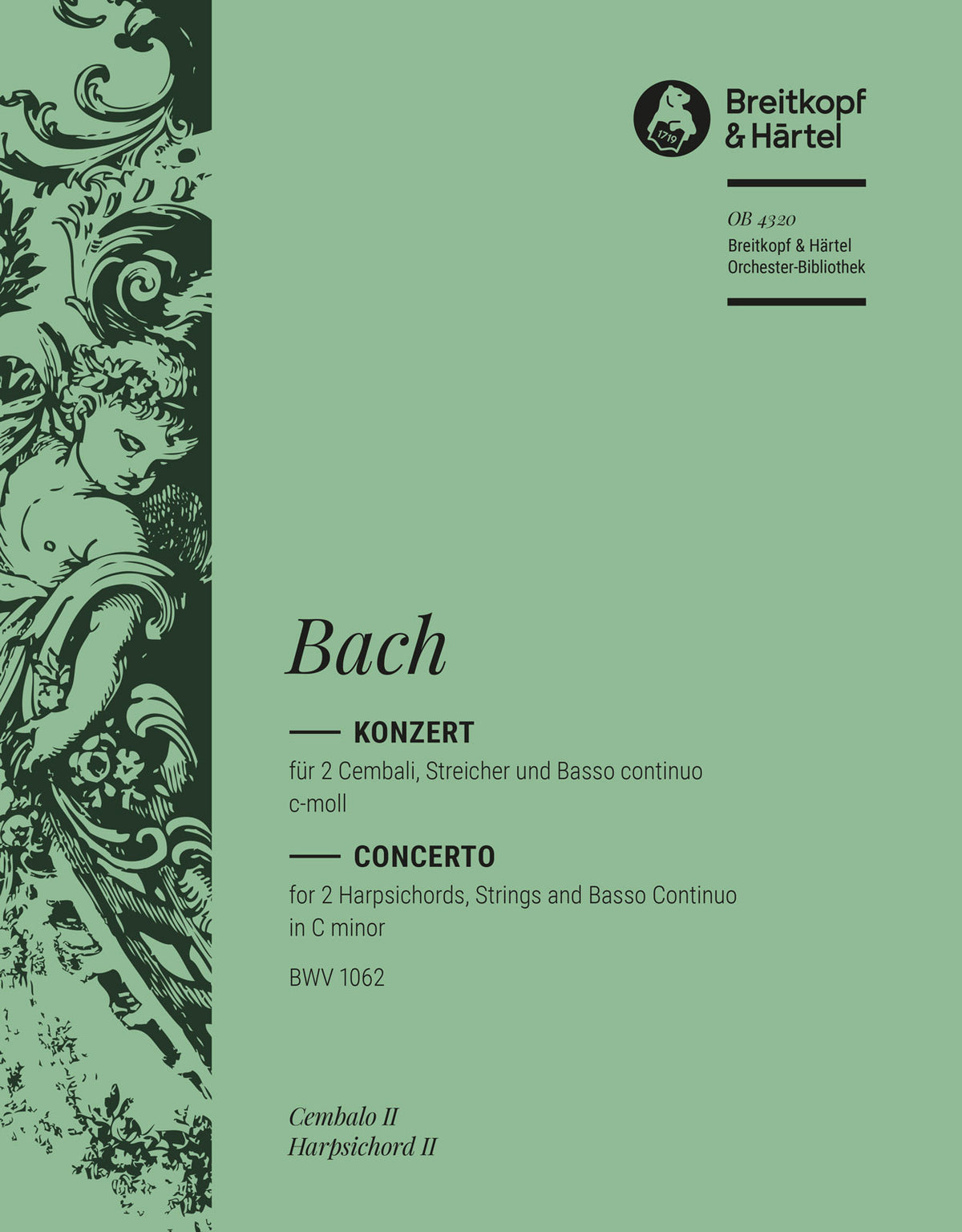 Bach Harpsichord Con BWV 1062