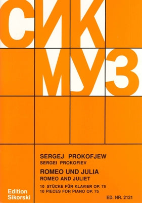 Prokofiev Selections from Romeo and Juliet, Op. 75 Piano Solo