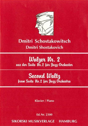 Shostakovich Second Waltz (from Suite No. 2 for Jazz Orchestra) Piano Solo