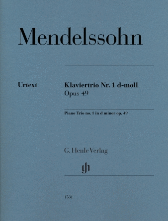 Mendelssohn Piano Trio No. 1 in D Minor, Op. 49