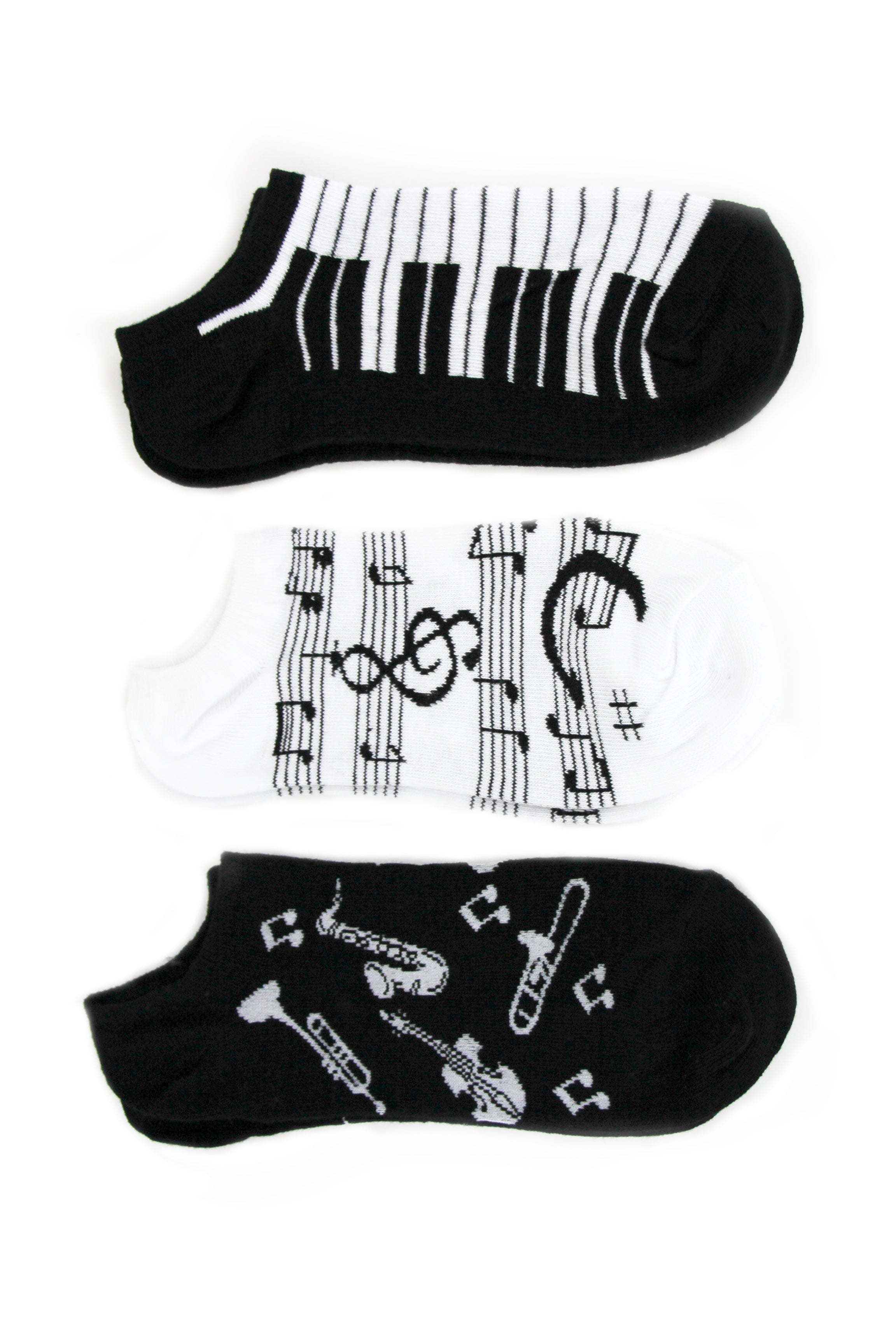 Socks: Music Socks 3 Pack - Men's