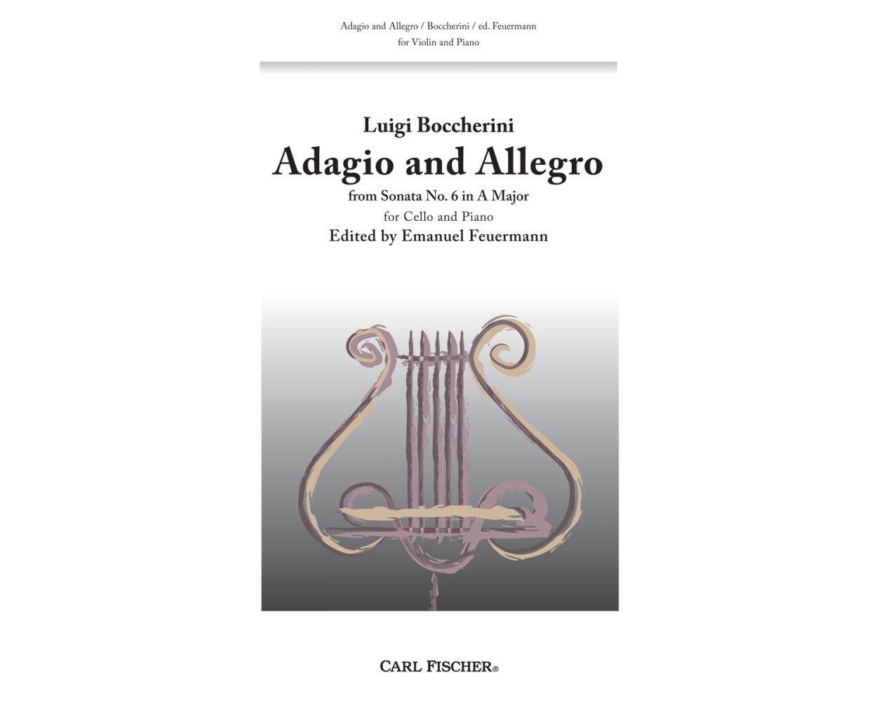 Boccherini Adagio and Allegro from Sonata No 6 in A Major