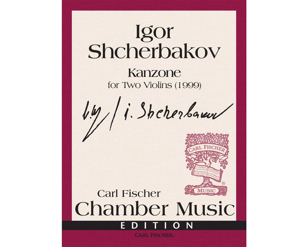Shcherbakov Kanzone for 2 Violins