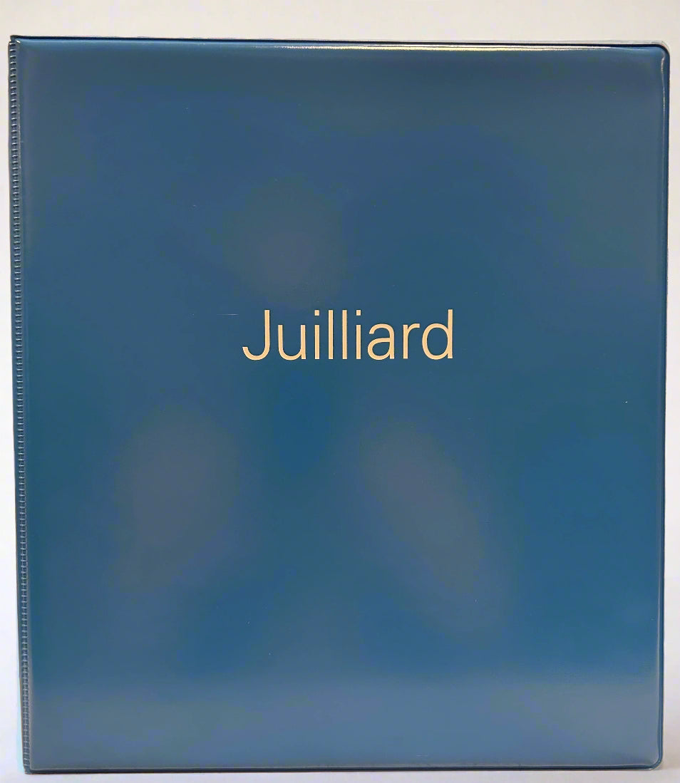 Binder: Juilliard 1" -- 3-Ring Binder, centered logo