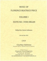 Price Vol. 1 Suite No. 1 for Organ