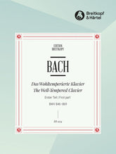 Bach The Well Tempered Clavier First Part Volume 1 BWV 846-869