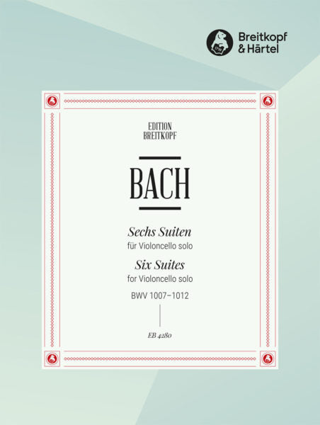 Bach 6 Suites for Violoncello BWV 1007-1012