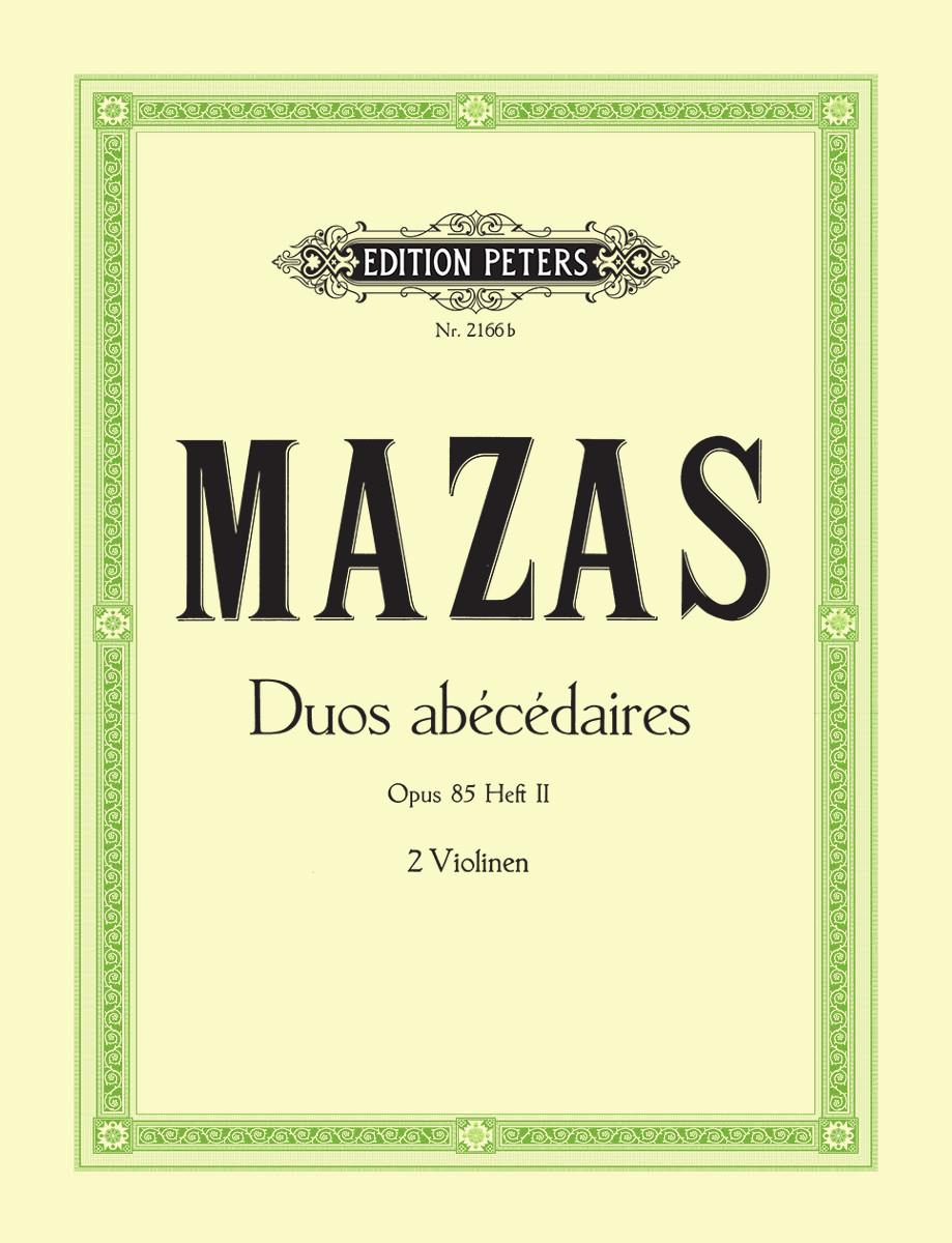 Mazas 10 Duos abecedaires Op. 85 Vol. 2