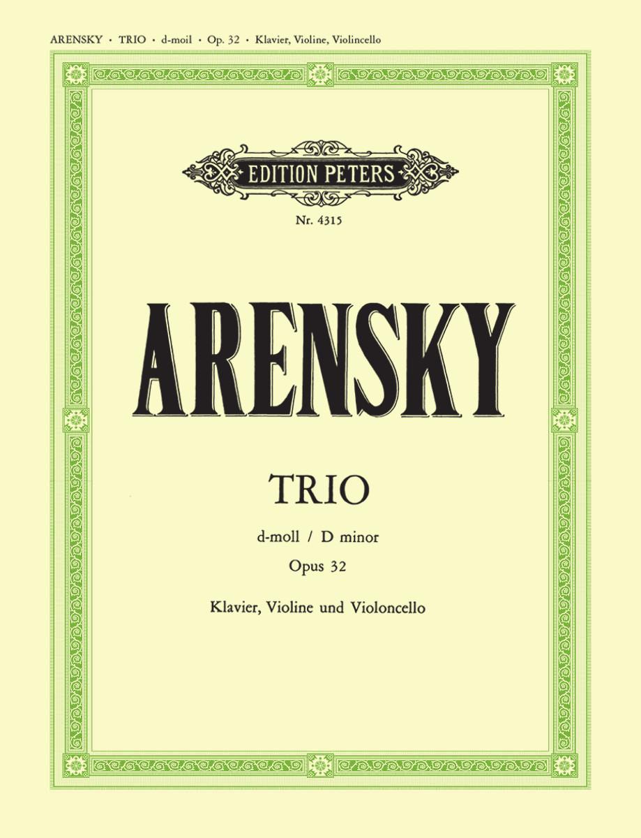 Arensky Piano Trio in d minor Opus 32