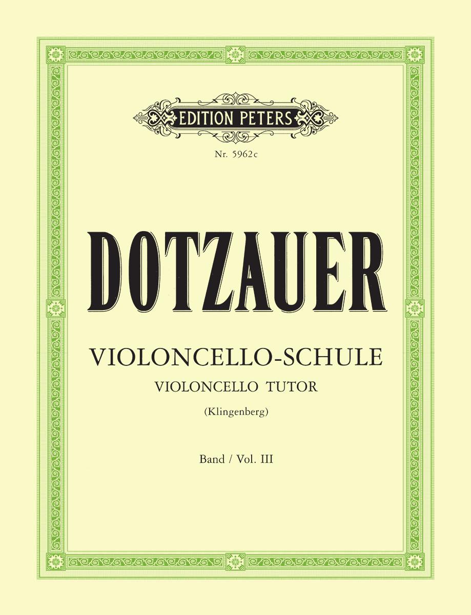 Dotzauer Violoncello Tutor Volume 3
