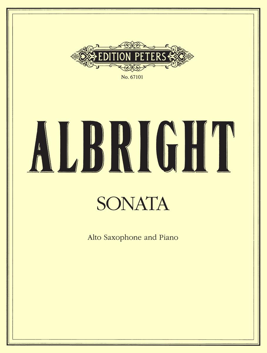 Albright Sonata for Alto Saxophone and Piano