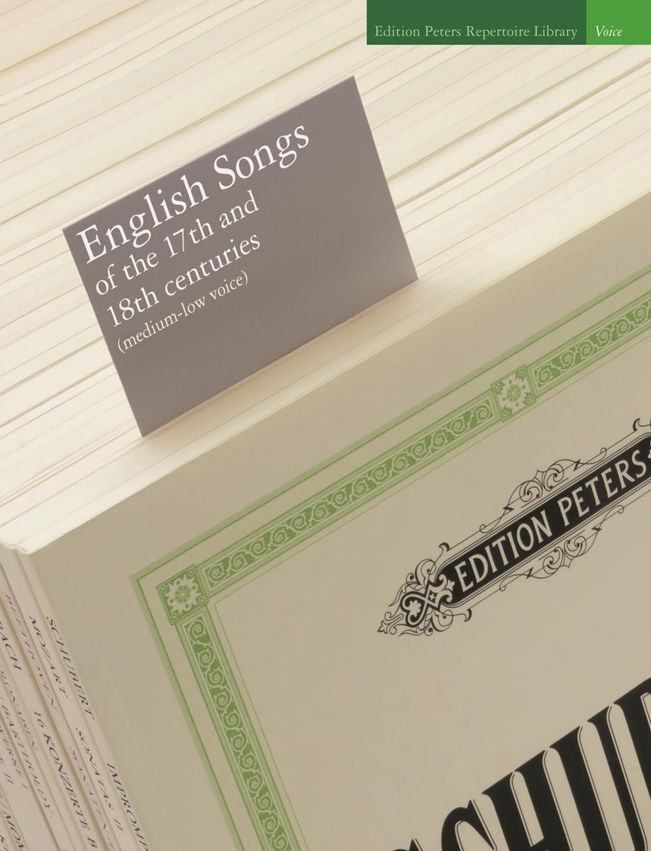 English Songs of the 17th and 18th Centuries Medium-Low