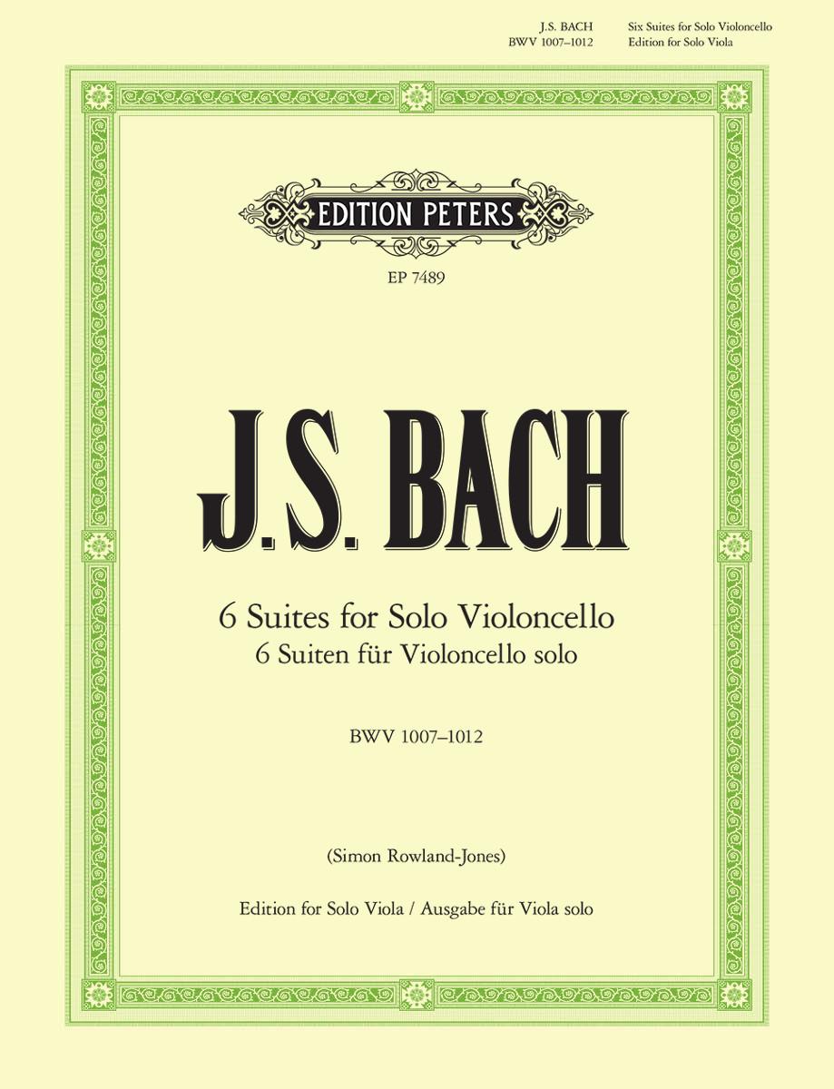 Bach 6 Cello Suites BWV 1007-1012 Arr. Viola