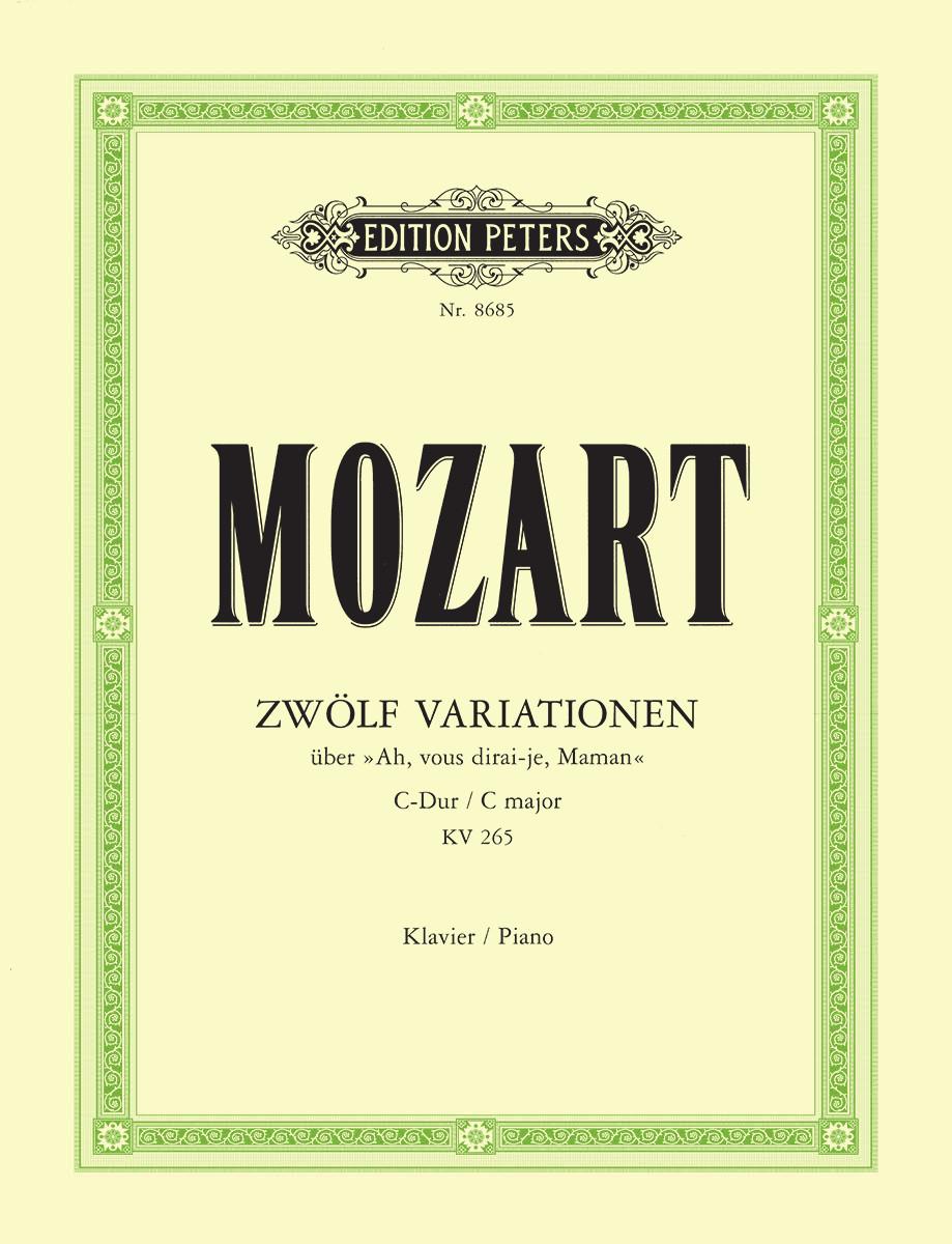 12 variations in online c major mozart