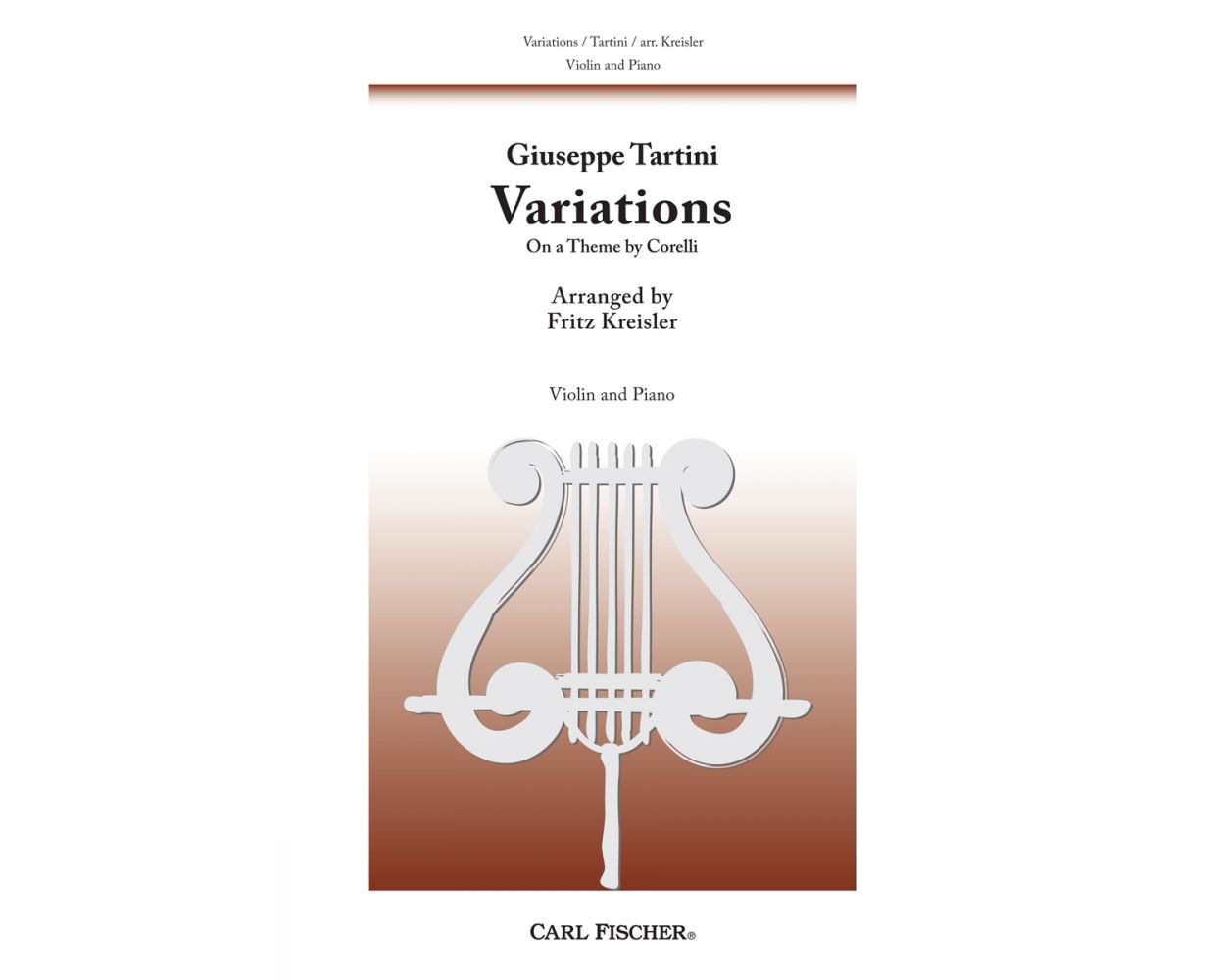 Tartini Variations On A Theme By Corelli Arr. Kreisler