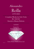 Rolla: Complete Works for Solo Viola, BI. 310-322