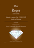 Reger Suite in G minor