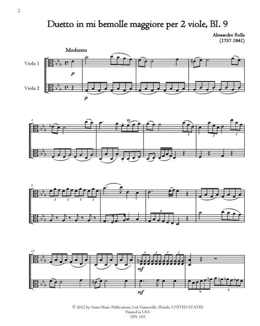 Rolla: 22 Viola Duets Volume 2 BI. 9-15