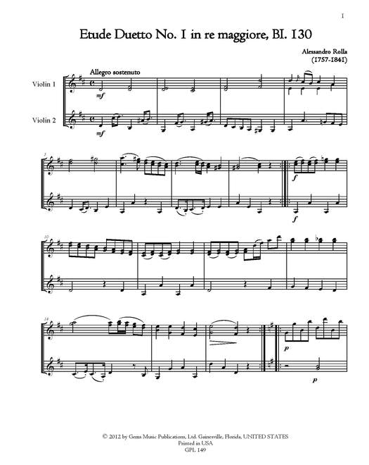 Rolla: 10 Etude Duets