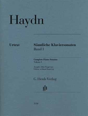 Haydn Complete Piano Sonatas Volume 1 - Edition Without Fingering