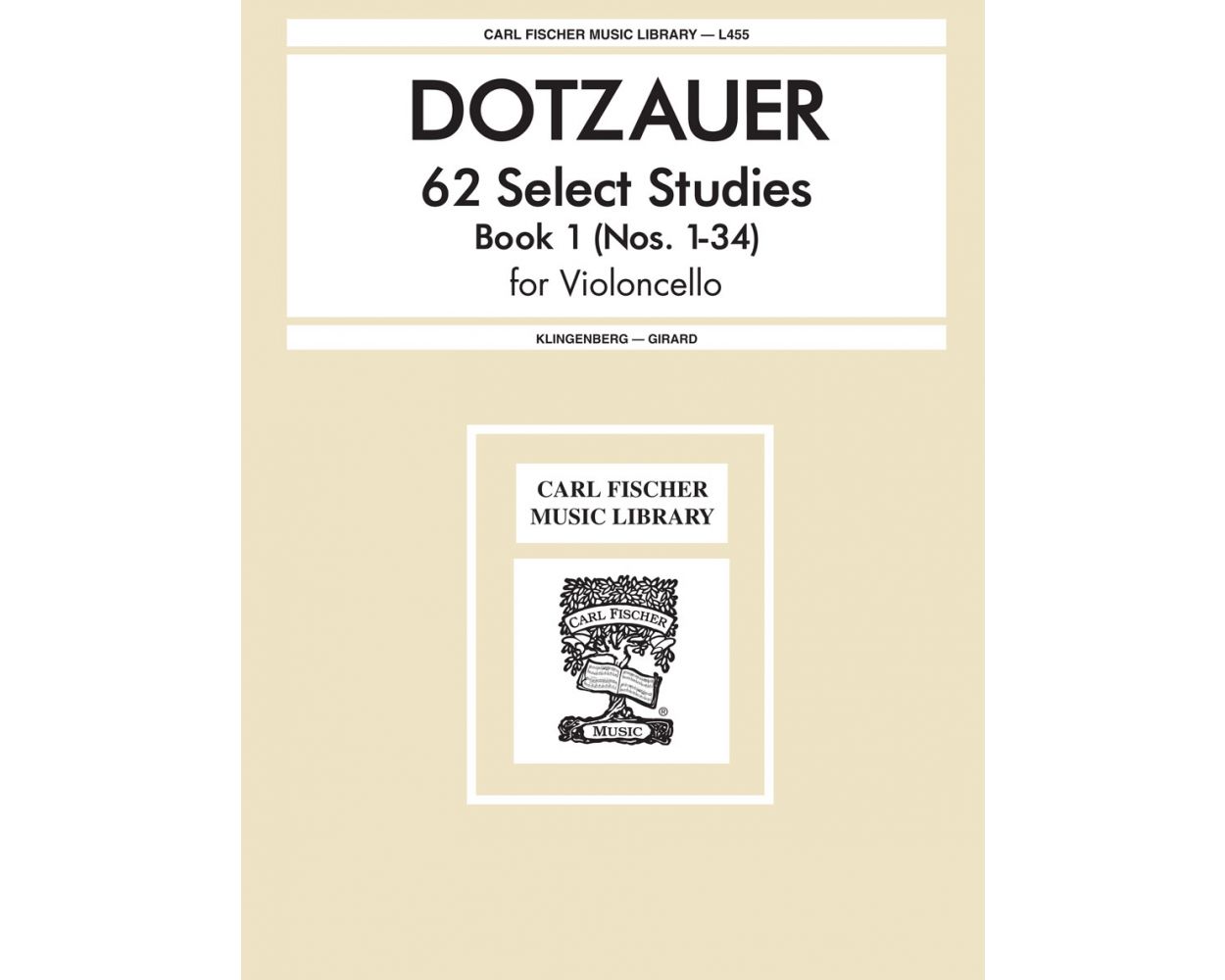Dotzauer 62 Select Studies for Cello, Book 1