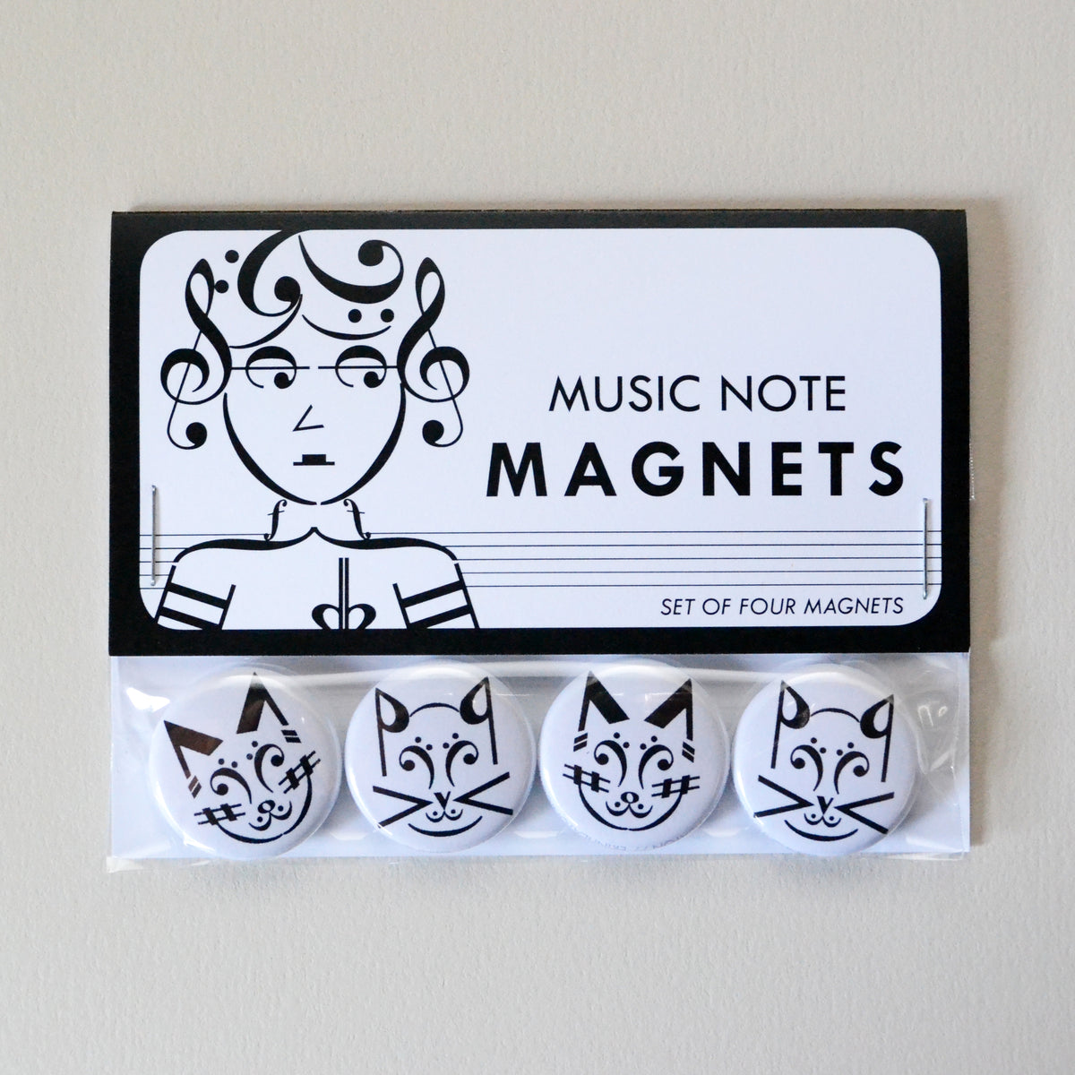 Magnet Set: Cat Music Magnets