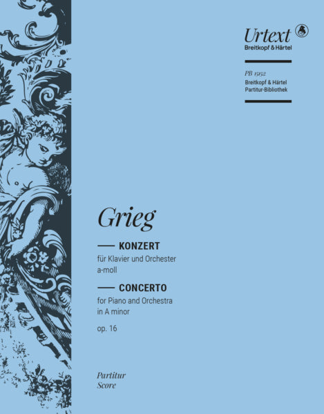 Grieg: Piano Concerto in A minor, Op. 16 (Study Score)