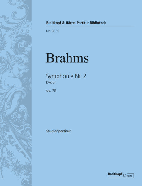 Brahms: Symphony No. 2 in D major Op. 73 study score