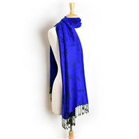 Scarf: Pashmina - Various Colors with Treble Clefs